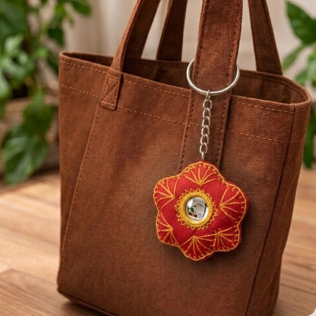 Chha Phoola - Pipili Applique Keychain 