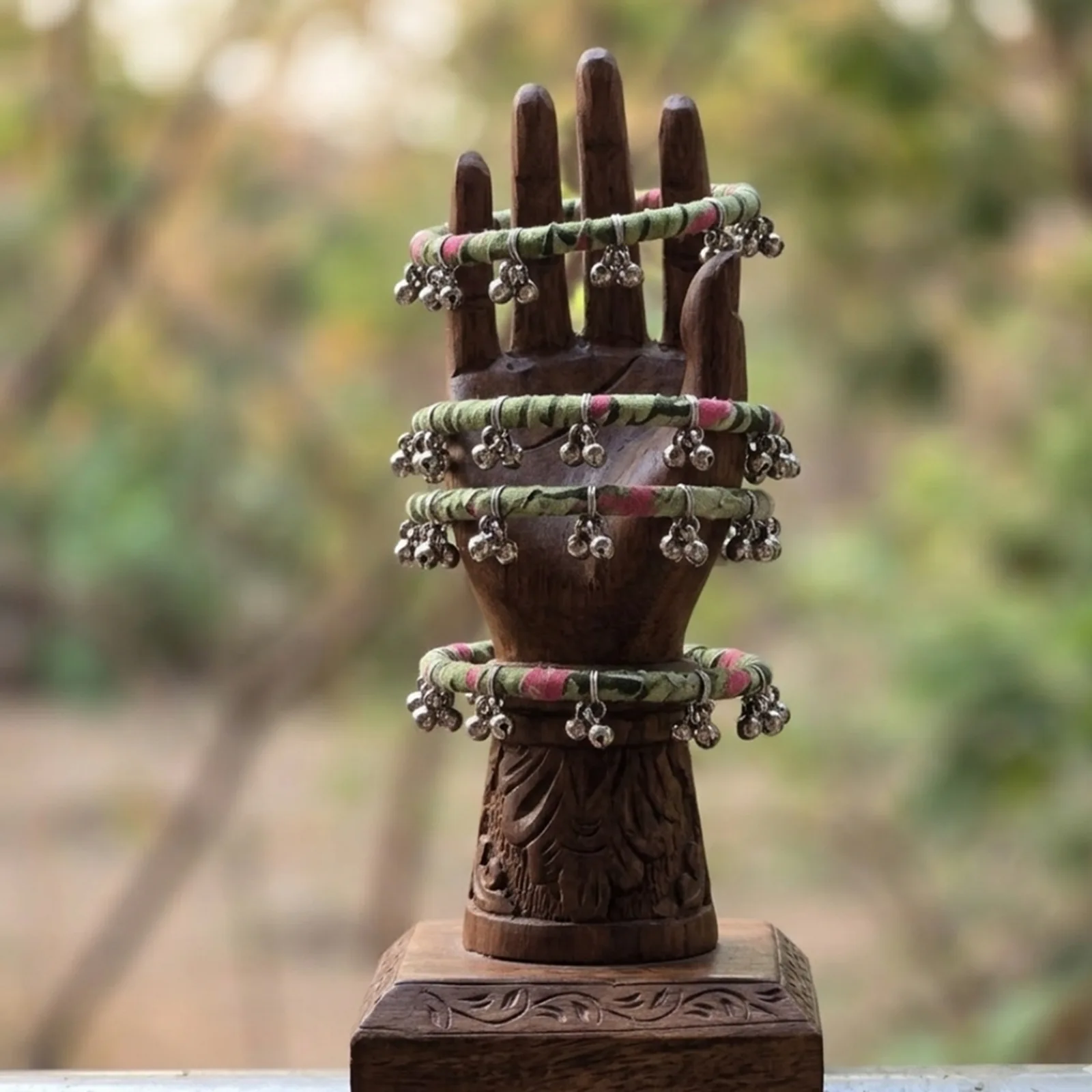 Hariyali Fabric bangles 