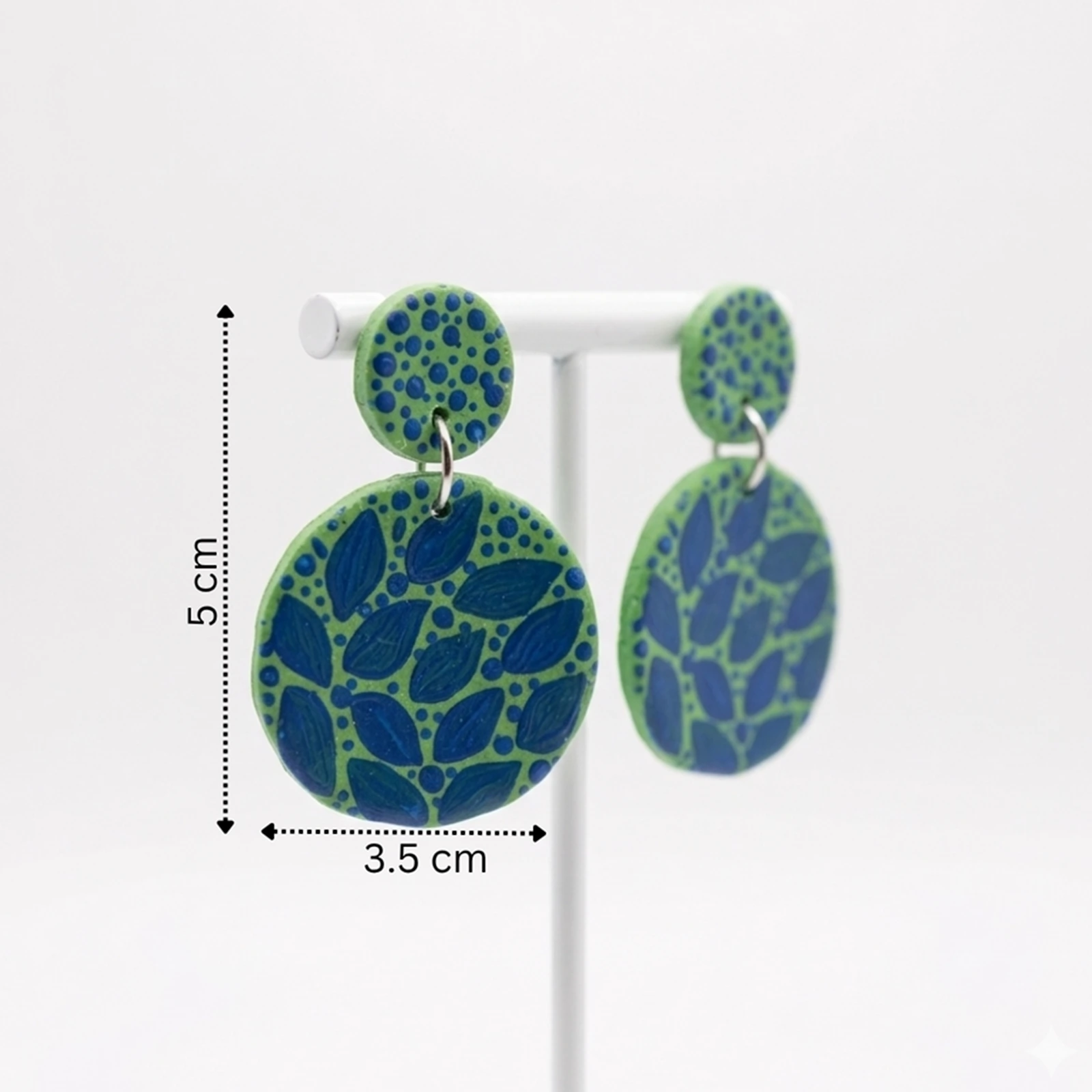 Neeli Patti - Painted Clay Earrings