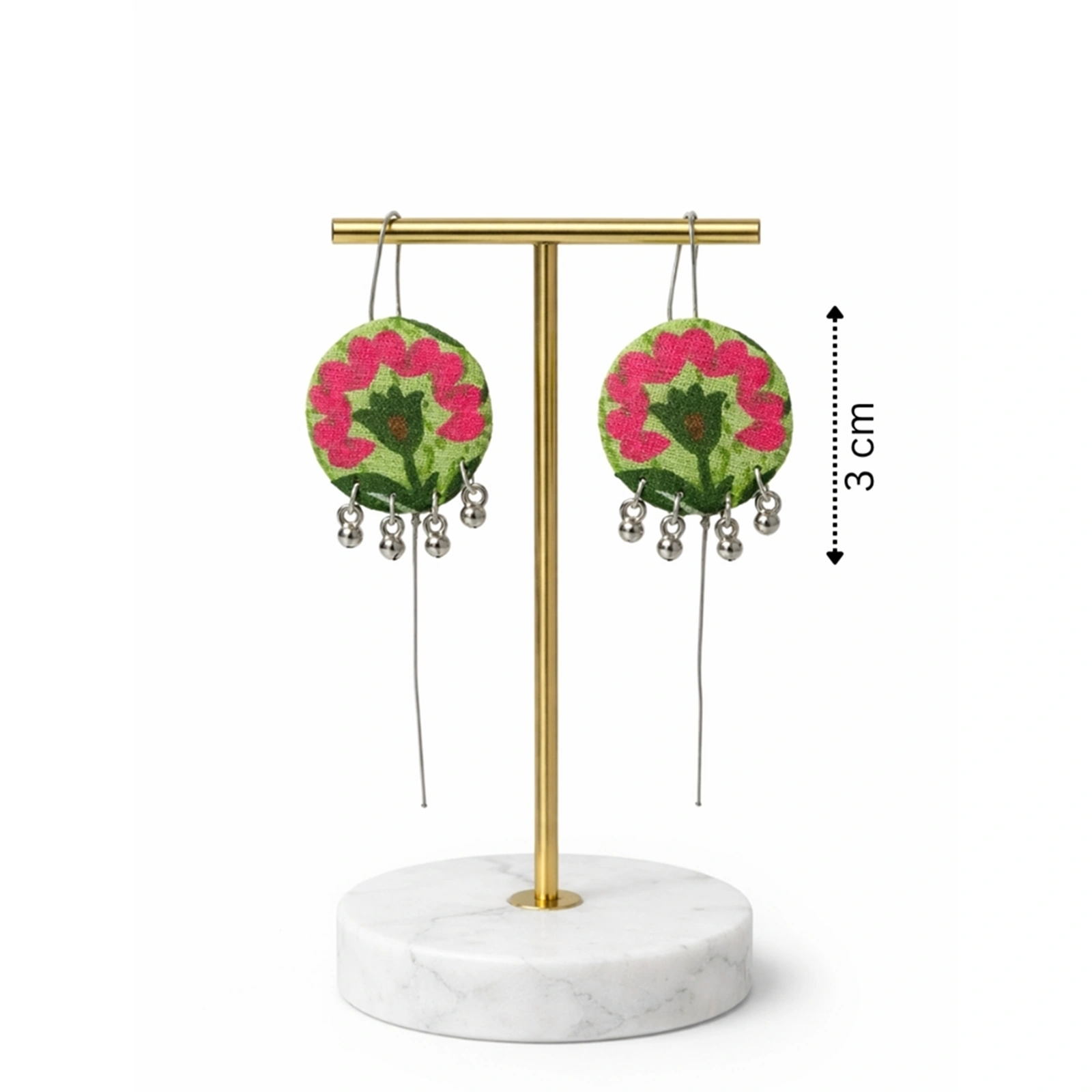 Green fabric earcuff