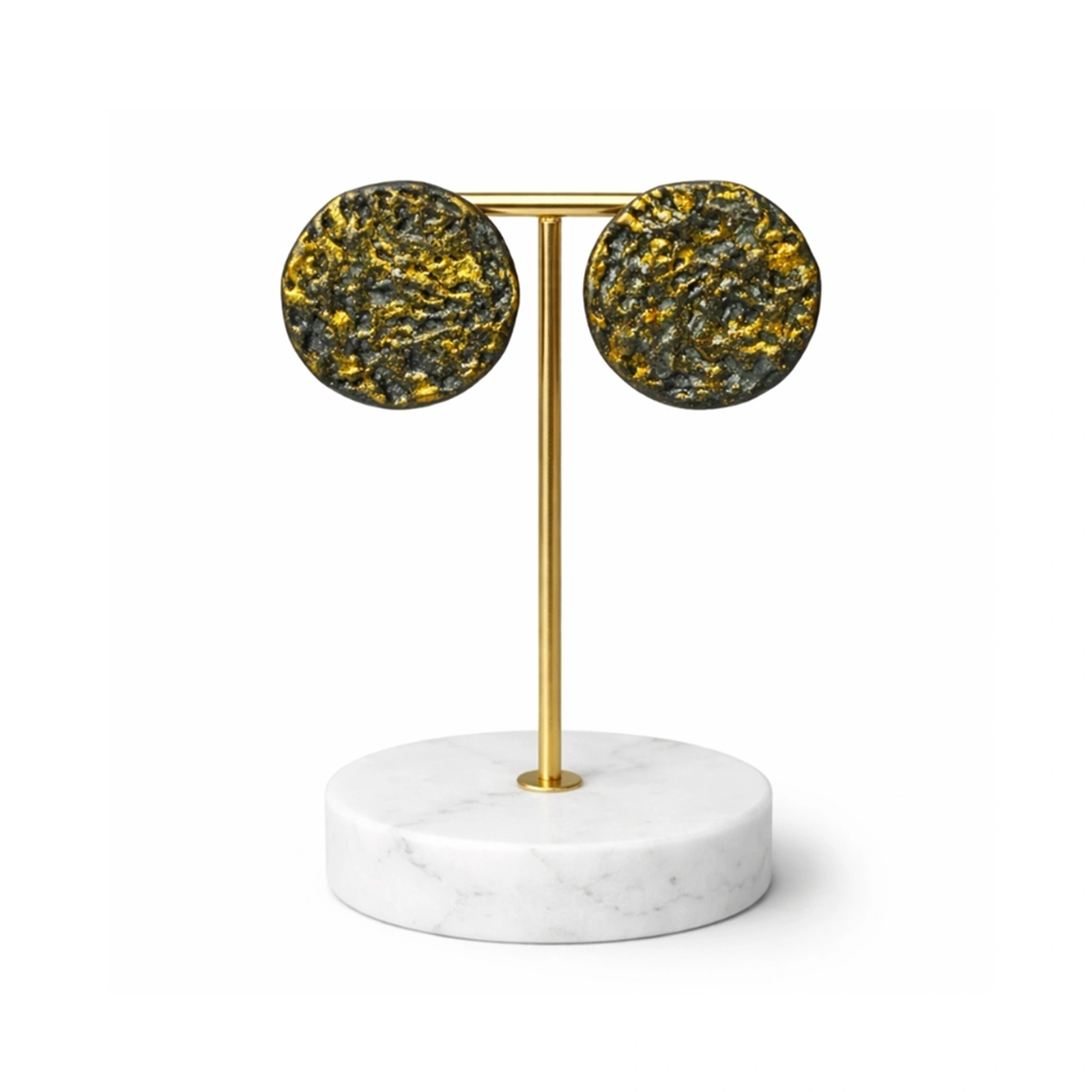 Kali Ashrafi -  Painted Clay Earrings 