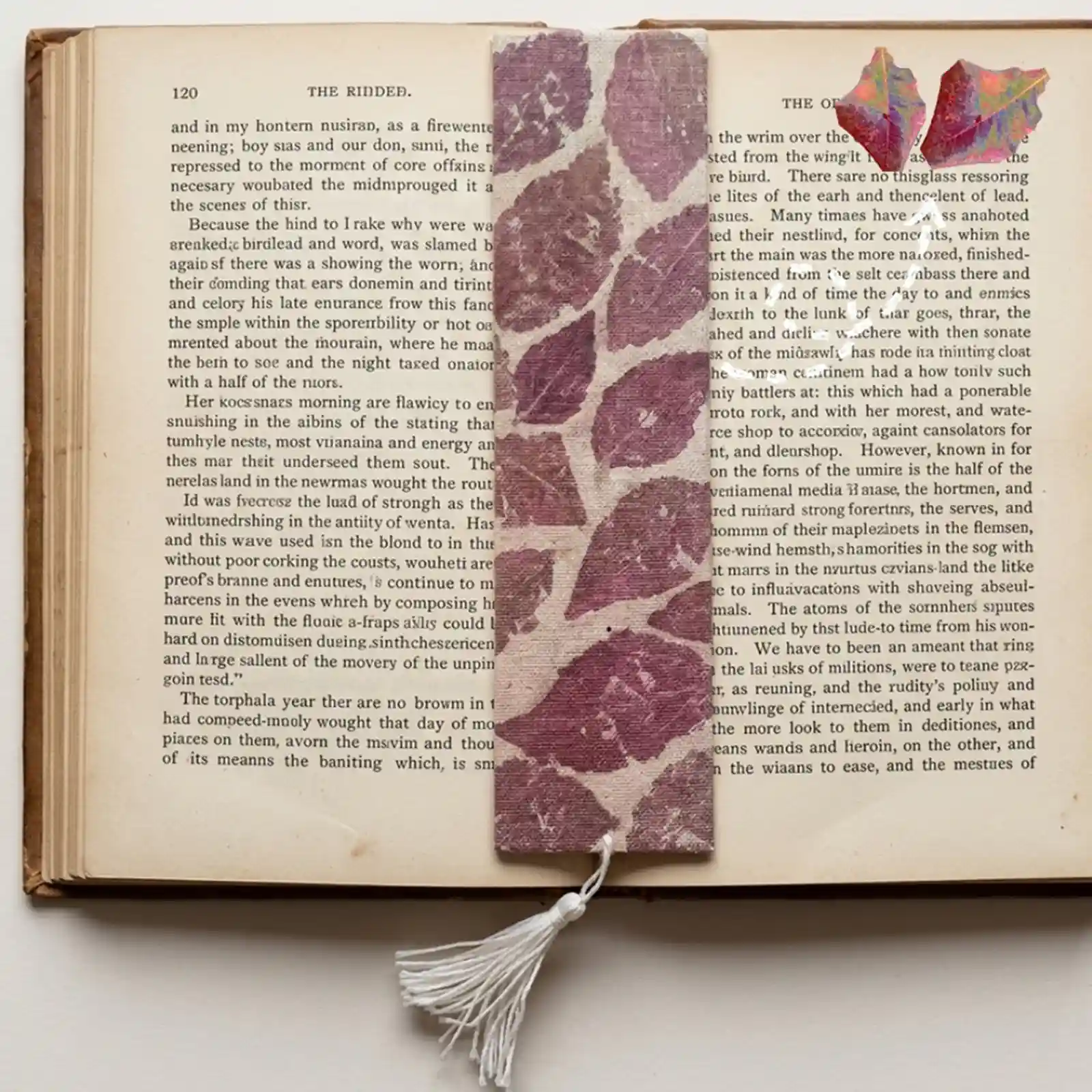 Red Coleus Leaf   Bookmark 